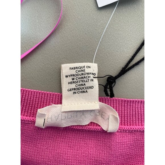 Happily Grey Sweater Size XL Crewneck Long Sleeve Pullover Pink Poly Comfort NEW - Picture 4 of 13